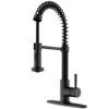 Edison Single-Handle Pull-Down Sprayer Kitchen Faucet With Deck Plate In Matte Black -Valpar Bathroom Shop 8763988f0e67067a06f4cdb0f7a35eb6 1800x1800