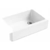 KOHLER Whitehaven 32.68-in X 21.56-in White Single Bowl Tall (8-in Or Larger) Drop-In Apron Front/Farmhouse Residential Kitchen Sink 1 KOHLER Whitehaven 32.68-in X 21.56-in White Single Bowl Tall (8-in Or Larger) Drop-In Apron Front/Farmhouse Residential Kitchen Sink -Valpar Bathroom Shop 885612232694 1800x1800