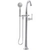 Valspar KOHLER Kelston 1-Handle Freestanding Bathtub Faucet With Hand Shower 2 Valspar KOHLER Kelston 1-Handle Freestanding Bathtub Faucet With Hand Shower -Valpar Bathroom Shop 885612381743 1800x1800