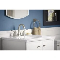 KOHLER Ridgeport Vibrant Brushed Nickel 2-Handle 4-in Centerset WaterSense Bathroom Sink Faucet With Drain 16 KOHLER Ridgeport Vibrant Brushed Nickel 2-Handle 4-in Centerset WaterSense Bathroom Sink Faucet With Drain -Valpar Bathroom Shop 885612693242 10659086 1800x1800