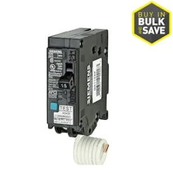 Siemens QP 15-Amp 1-Pole Combination Arc Fault Circuit Breaker