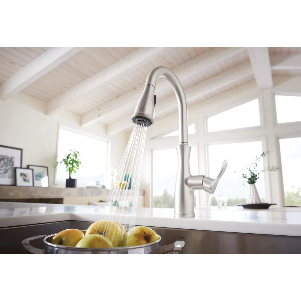 Nellis Single-Handle Pull-Down Sprayer Kitchen Faucet With Reflex And Power Clean In Spot Resist Stainless 7 Nellis Single-Handle Pull-Down Sprayer Kitchen Faucet With Reflex And Power Clean In Spot Resist Stainless - Image 5