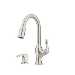 Deming Single-Handle Pull-Down Sprayer Kitchen Faucet In Spot Defense Stainless Steel 11 Deming Single-Handle Pull-Down Sprayer Kitchen Faucet In Spot Defense Stainless Steel -Valpar Bathroom Shop 8f2d2ad74f78be7ba73a512ea17a1b1f 1800x1800