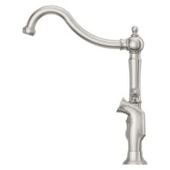 Courant Two Handle Bridge Kitchen Faucet With Side Spray In Stainless Steel -Valpar Bathroom Shop 8f62a556e032665be4017f69f09ee0c0 1800x1800