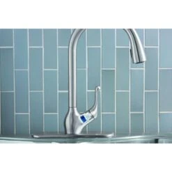 Barossa Single-Handle Pull-Down Sprayer Kitchen Faucet With Soap/Lotion Dispenser In Vibrant Stainless -Valpar Bathroom Shop 8fa3ea24dd662158526ba47cad991755 1800x1800