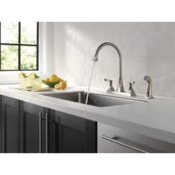 Everly 2-Handle Standard Kitchen Faucet With Spray In Stainless -Valpar Bathroom Shop 908c15654978b01da5edbadf0ef6d87a 1800x1800