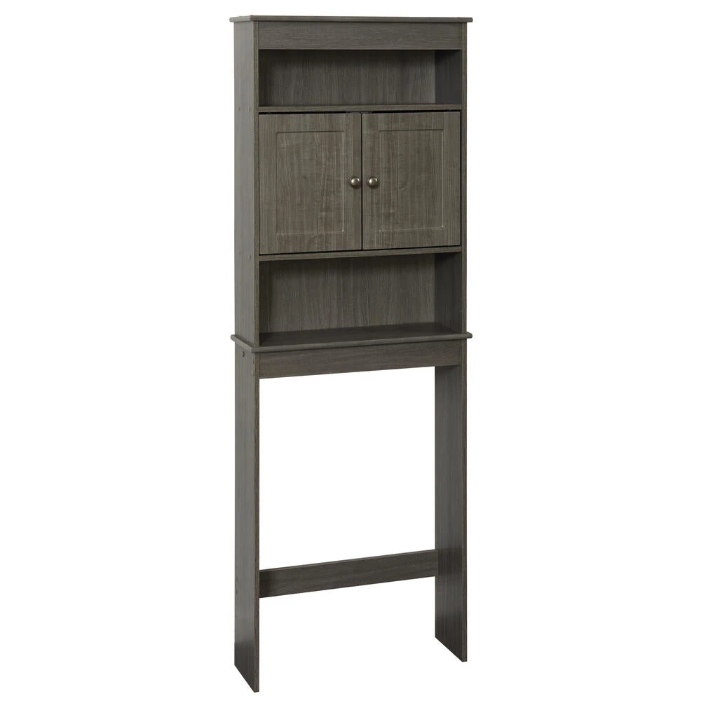 Zenna Home® 23"W X 67"H Driftwood Gray Over-The-Toilet Storage Cabinet 3 Zenna Home® 23"W X 67"H Driftwood Gray Over-The-Toilet Storage Cabinet