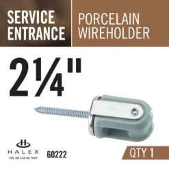2-1/4 In. Service Entrance (SE) Porcelain Wire Holder -Valpar Bathroom Shop 9337f25b0df06bf97ba644e7c91eb69e 1800x1800