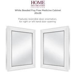 20 In. X 26 In. Fog Free Recessed Or Surface Mount Medicine Cabinet In White 18 20 In. X 26 In. Fog Free Recessed Or Surface Mount Medicine Cabinet In White -Valpar Bathroom Shop 93e0b2fdac4cfae5fd127984f96b07ed 1800x1800
