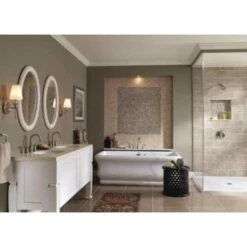 Banbury 2-Handle Deck-Mount High Arc Roman Tub Faucet With Valve In Spot Resist Brushed Nickel -Valpar Bathroom Shop 94262c528f01fd5260e7616d7a45c41e 1800x1800