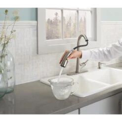 Elmbrook Single-Handle Pull-Down Sprayer Kitchen Faucet In Vibrant Stainless -Valpar Bathroom Shop 94680229859dbaeb6600c50d4501f1a4 1800x1800