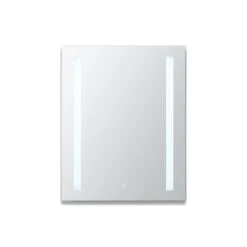 Royale Basic 24 In. W X 30 In. H Recessed Or Surface Mount Medicine Cabinet With Single Door, LED Lighting, Left Hinge