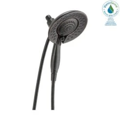 In2ition Two-in-One 5-Spray 6.8 In. Dual Wall Mount Fixed And Handheld Shower Head In Venetian Bronze -Valpar Bathroom Shop 97b6c16eb920778e8da8ff634e260a38 1800x1800