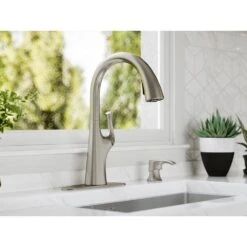 Ladera Single-Handle Pull-Down Sprayer Kitchen Faucet With Soap Dispenser In Spot Defense Stainless Steel 21 Ladera Single-Handle Pull-Down Sprayer Kitchen Faucet With Soap Dispenser In Spot Defense Stainless Steel -Valpar Bathroom Shop 98cdc1fc7fd3ee0ab4c490ce776e1a74 1800x1800