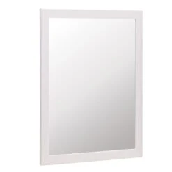 Kinghurst 29 In. W X 35 In. H Single Framed Vanity Mirror In White