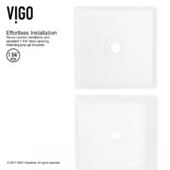 VIGO Dianthus White Matte Stone Vessel Bathroom Sink And Linus Bathroom Vessel Faucet In Antique Rubbed Bronze W/ Pop Up -Valpar Bathroom Shop 9a7020a5373d69af9450167ea0dbbf24 1800x1800