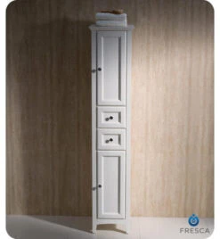 Fresca Oxford 14"W X 16"D X 68"H Antique White Linen Cabinet -Valpar Bathroom Shop FST2060AW 3 714b6dba 41cd 425d 8a7a 5c3d32514466 1800x1800