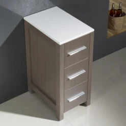 Fresca Torino 12"W X 18"D X 28"H Gray Oak Linen Cabinet -Valpar Bathroom Shop FST6212GO 2 1800x1800