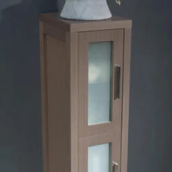 Fresca Torino 12"W X 15"D X 68-1/8"H Gray Oak Linen Cabinet -Valpar Bathroom Shop FST6260GO 5 ff484e84 46d6 43df 8d8b 1272ba766135 1800x1800