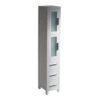 Fresca Torino 12"W X 15"D X 68-1/8"H White Linen Cabinet -Valpar Bathroom Shop FST6260WH WHITEBACKGROUND 1800x1800