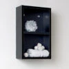 Fresca 12"W X 6"D X 20"H Black Linen Cabinet -Valpar Bathroom Shop FST8092BW 1 3fdeb7b1 4ca0 4bd4 8820 dbca68659950 1800x1800