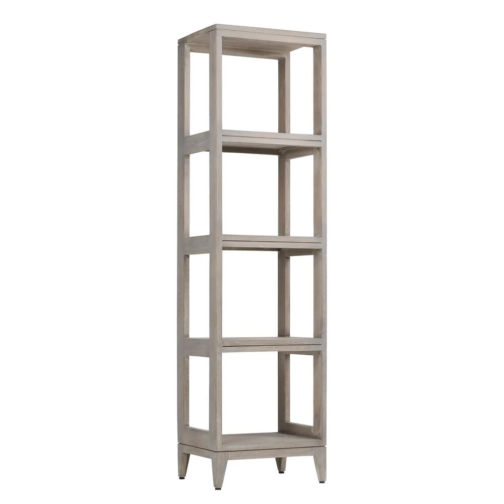 Avanity Teak 16"W X 13"D X 60"H Gray Linen Cabinet 3 Avanity Teak 16"W X 13"D X 60"H Gray Linen Cabinet