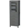 Wyndham Collection Sheffield 24"W X 20"D X 71"H Dark Gray Linen Cabinet -Valpar Bathroom Shop WC 1414 LT DKG 43c390b4 b62d 43b1 942e 4bde68b121dc 1800x1800