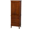 Wyndham Collection Hatton 24"W X 16"D X 71"H Light Chestnut Linen Cabinet 2 Wyndham Collection Hatton 24"W X 16"D X 71"H Light Chestnut Linen Cabinet -Valpar Bathroom Shop WC 1616 LT CL 1800x1800