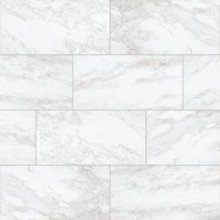 Daltile QuicTile 12 In. X 24 In. Calacatta Marvel Matte Porcelain Locking Floor Tile (9.6 Sq. Ft. / Case) 39 Daltile QuicTile 12 In. X 24 In. Calacatta Marvel Matte Porcelain Locking Floor Tile (9.6 Sq. Ft. / Case) -Valpar Bathroom Shop a074435bd2f5454d31fb452ed3fc0021 c4a48ce5 c698 4f21 8752 cb873d7781ad 1800x1800