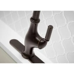 Worth Single-Handle Pull-Down Sprayer Kitchen Faucet In Oil Rubbed Bronze -Valpar Bathroom Shop a2c395bac0d3792e3b7c6f2d46379360 1800x1800