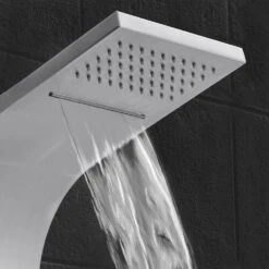 65 In. 8-Jet Rainfall Shower Panel System With Rainfall Waterfall Shower Head And Shower Wand In Stainless Steel 25 65 In. 8-Jet Rainfall Shower Panel System With Rainfall Waterfall Shower Head And Shower Wand In Stainless Steel -Valpar Bathroom Shop a53b6645d8658d114677caebd217647e 1800x1800