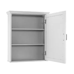 Ashburn 23 In. W X 28 In. H X 8 In. D Framed Surface-Mount Bathroom Medicine Cabinet In White -Valpar Bathroom Shop a5c38f9acd23bfb4979737bc1c1ee60a 1800x1800