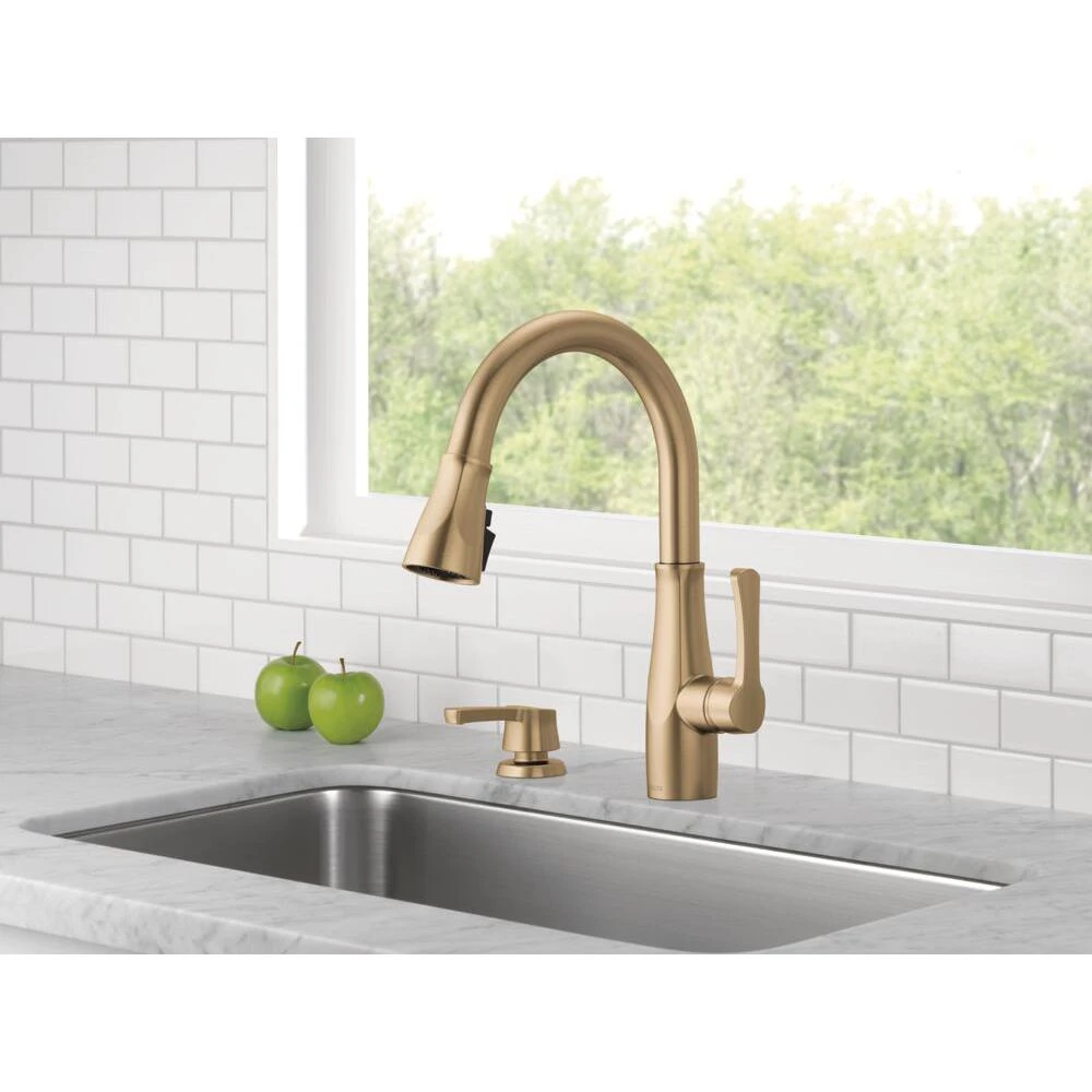 Owendale Single-Handle Pull-Down Sprayer Kitchen Faucet With ShieldSpray Technology In Champagne Bronze 5 Owendale Single-Handle Pull-Down Sprayer Kitchen Faucet With ShieldSpray Technology In Champagne Bronze - Image 3
