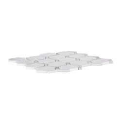 Jeff Lewis Norton White 11.75 In. X 11.375 In. X 9 Mm Hexagon Polished Marble Wall And Floor Mosaic Tile -Valpar Bathroom Shop a8c2963d5cb63d9dc437326a1cfed639 1800x1800