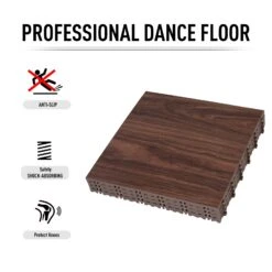 Soozier Portable Dance Floor Tiles, Tap Ballet Trade Show Flooring, PVC, 4 Piece Mats, 3.5' X 3.5' -Valpar Bathroom Shop a90ae86f cd43 40cf 9759 6357dffca3c7 1.e79f0cf850326c5c8fb7672df3172f31 1800x1800