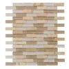 Jeffrey Court Cottage Ridge Mini Brick Beige 11.75 In. X 12 In. X 8 Mm Interlocking Glass/Stone Mosaic Tile -Valpar Bathroom Shop aba54bd22fc03aaa2f661c26af03bd6f 1800x1800