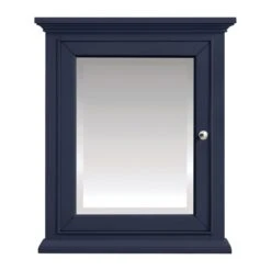 Windlowe 24 In. X 28 In. Surface-Mount Medicine Cabinet In Navy Blue