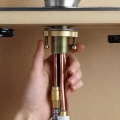 Barossa Single-Handle Pull-Down Sprayer Kitchen Faucet With Soap/Lotion Dispenser In Vibrant Stainless -Valpar Bathroom Shop acaf03f1003641674730c7e2799ae493 1800x1800