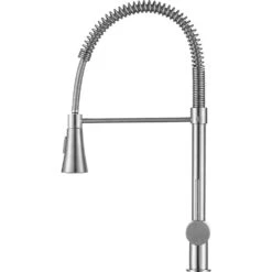 Carriage Single Handle Standard Kitchen Faucet In Brushed Nickel 22 Carriage Single Handle Standard Kitchen Faucet In Brushed Nickel -Valpar Bathroom Shop b41b43ac1c00d5c55f4456d5093f2703 1800x1800