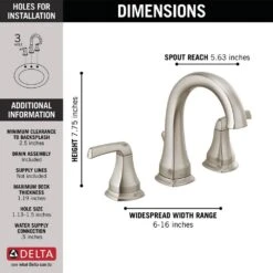 Portwood 8 In. Widespread 2-Handle Bathroom Faucet In SpotShield Brushed Nickel -Valpar Bathroom Shop b4a7984ff8dc1d45e73e61881ae5cea4 1800x1800