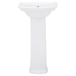Washington 460 Vitreous China Pedestal Combo Bathroom Sink In White -Valpar Bathroom Shop b5422ffd29ff4954c093f61985922eaa 1800x1800