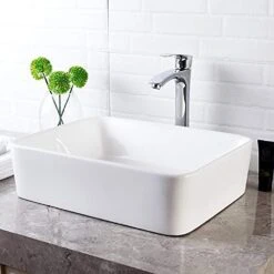 Matrix Decor Rectangle Ceramic Bathroom Vessel Sink In White -Valpar Bathroom Shop b818d280aa2394c48ebed20ef65f52a8 1800x1800