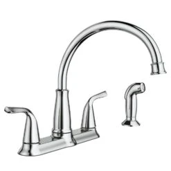 Brecklyn 2-Handle Standard Kitchen Faucet With Side Sprayer In Spot Resist Stainless -Valpar Bathroom Shop bbd69e5aeed39095ea3de08f418cb97b 1800x1800
