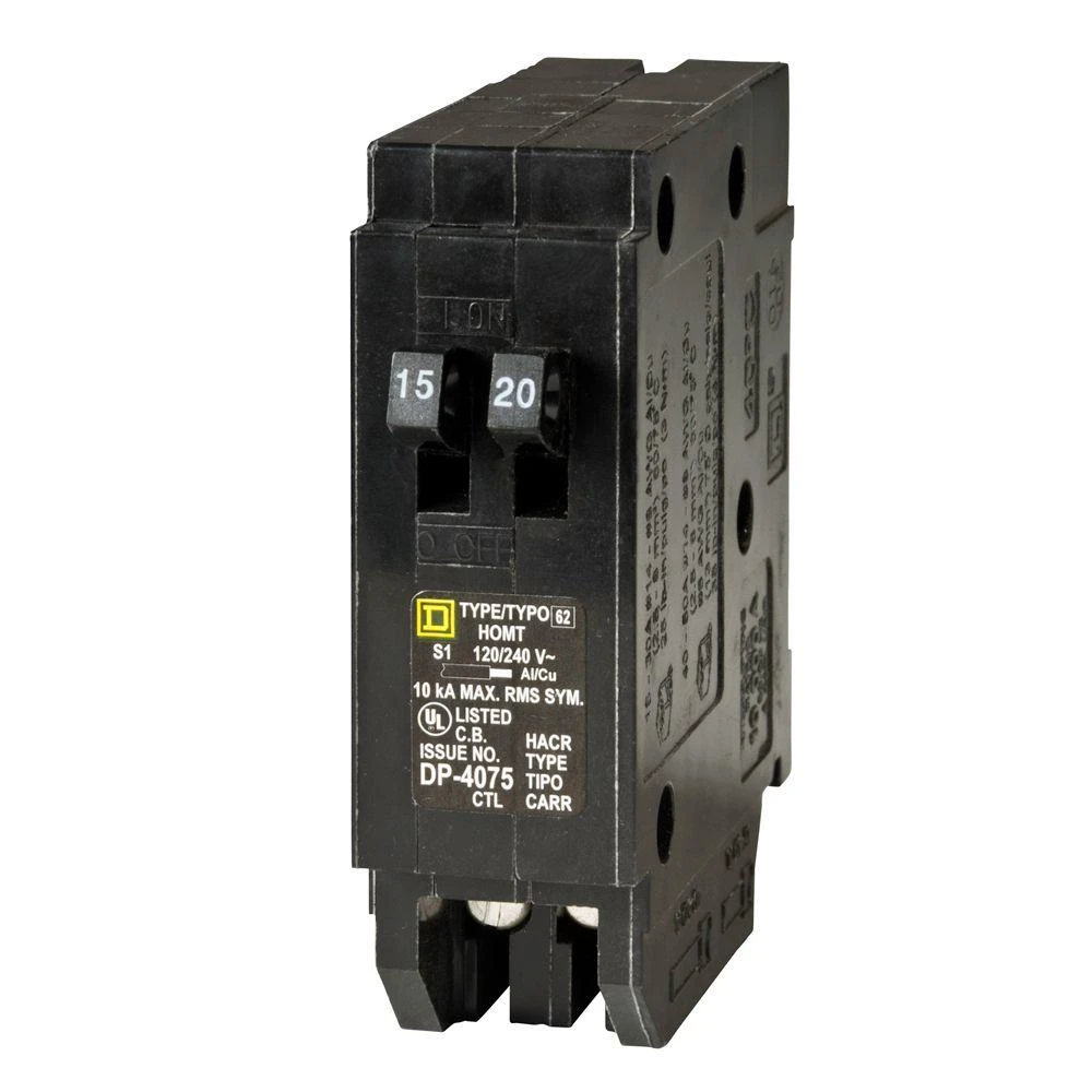 Homeline 15 Amp 20 Amp Single-Pole Tandem Circuit Breaker 4 Homeline 15 Amp 20 Amp Single-Pole Tandem Circuit Breaker - Image 2