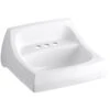 KOHLER Kingston Wall-Mount Vitreous China Bathroom Sink In White With Overflow Drain 2 KOHLER Kingston Wall-Mount Vitreous China Bathroom Sink In White With Overflow Drain -Valpar Bathroom Shop bcbda188abcffd3b06385ca2d9544fee 1800x1800