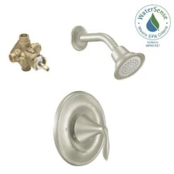 Eva Posi-Temp Single-Handle 1-Spray Shower Faucet Trim Kit In Brushed Nickel (Valve Included) -Valpar Bathroom Shop bdd61909177b0235810b0ca7ca89f766 1800x1800