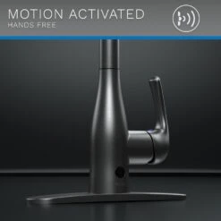 Motion Activated Single-Handle Pull-Down Sprayer Kitchen Faucet In Matte Black -Valpar Bathroom Shop bf369c511a8eda3216e292f45bdadeb8 1800x1800