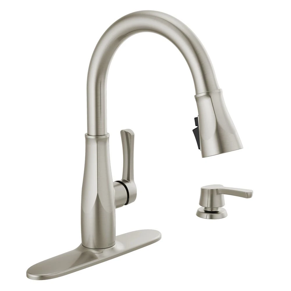 Owendale Single-Handle Pull-Down Sprayer Kitchen Faucet With ShieldSpray Technology In Champagne Bronze 11 Owendale Single-Handle Pull-Down Sprayer Kitchen Faucet With ShieldSpray Technology In Champagne Bronze - Image 9