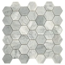 Daltile Restore Mist Honed 12 In. X 12 In. X 8mm Marble Mosaic Floor And Wall Tile (0.97 Sq. Ft./ Piece)