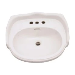 Pegasus Victoria 26 In. Pedestal Combo Bathroom Sink For 4 In. Centerset In White -Valpar Bathroom Shop c41ca74e2865a07061427fd2f9ddc385 1800x1800